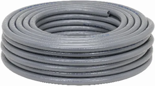 Vista 2 de Woods 55082621 - Conducto metálico flexible hermético, color gris
