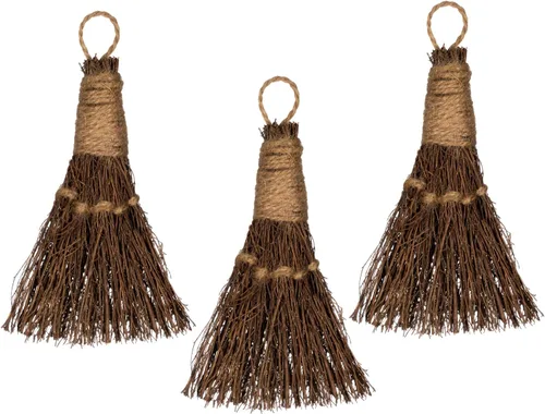 Vista 6 de Escoba de canela – Escoba perfumada de canela de 6 pulgadas (paquete de 1) – Mini escobas decorativas – Escobas perfumadas con canela – Protección