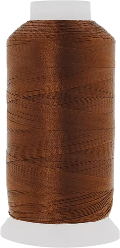 Vista 26 de Mandala Crafts Airforce Blue - Hilo resistente de 1500 yardas Tex 70 hilos de poliéster unido para coser cortinas, jeans, cuero, cabello, tapicería