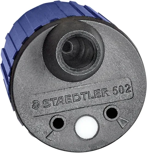 Vista 4 de Staedtler Mars Puntador de lápices - Sacapuntas mecánico de precisión con parada automática para lápices de 0.079 pulgadas - Acción giratoria