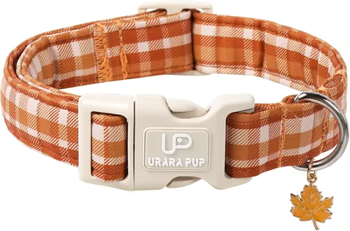 Vista 16 de Collar de Navidad para perro, collar de algodón para cachorros, hembras, perros o gatos, cómodo collar para perro con hebilla de metal duradera