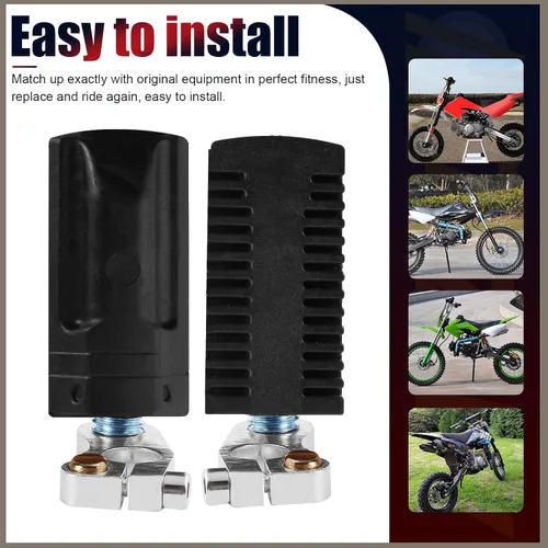 Vista 5 de Estriberas de descanso para 43 cc, 47 cc, 49 cc, Pocket Pit Dirt Bike Mini Moto Quad ATV Kids Minimoto