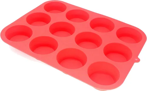 Vista 4 de X-Haibei Círculo redondo Cupcake Cera Tarta Tarta Pan Silicona Jello Jabón Molde Muffin Diámetro 2.6inch