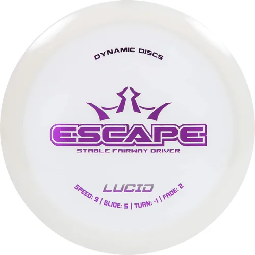 Vista 8 de Discos dinámicos Lucid Escape Disc Golf Driver Disco de golf estable Fairway Frisbee 6.00 oz Plus El color del sello puede variar
