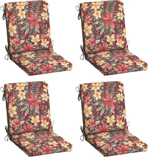 Vista 61 de Arden - Cojín para silla de comedor al aire libre, 20 x 20 pulgadas, resistente a la lluvia y a la decoloración, Salome Tropical