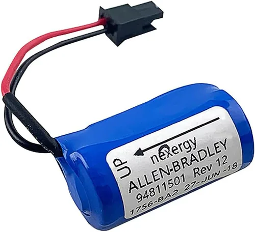 Vista 2 de Original 1756‒BA2 para Allen‒Bradley AB 94811501 1756‒L1 PLC Control Batería Nexergy 3V Batería de litio