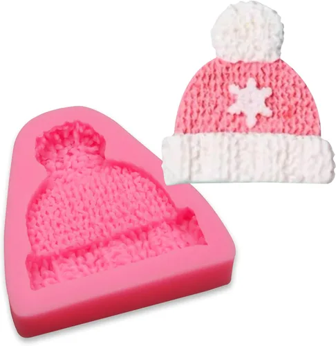 Vista 8 de Moldes de arcilla para suéter de punto, 3 paquetes de moldes de chocolate para decoración de pasteles, decoración de cupcakes para Navidad, fiesta