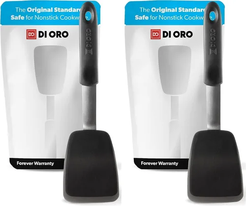 Vista 9 de Serie Chef - Espátula estándar Flexible flippers for eggs, pancakes, and crepes; Slides under food on nonstick frying pans; BPA-free and