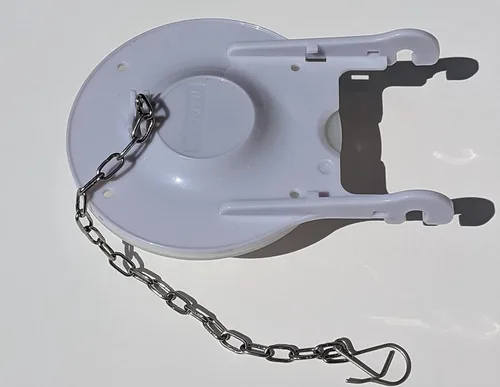 Vista 4 de Lowe's AquaSource - Aleta original de plástico duro actualizado para inodoros de 1.28 gpf de descarga individual, incluyendo Henshaw, Colby