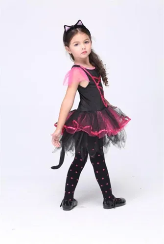 Vista 3 de jj-gogo bebé niña de disfraz de gato, Multicolor