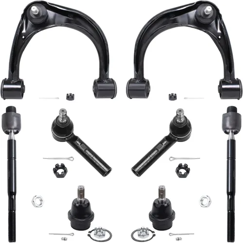 Vista 276 de Detroit Axle - Kit de brazos de control delanteros 2WD de 8 piezas para Ford F-150 Lincoln Mark LT 05-08, 4 brazos de control superior e inferior