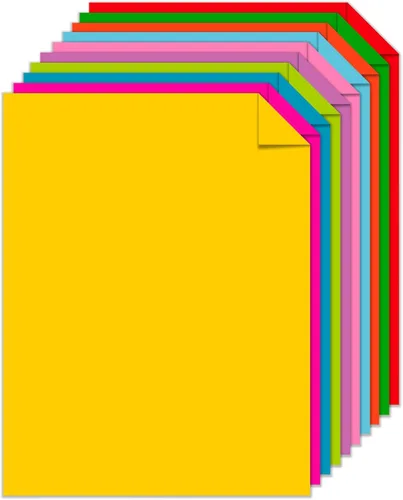 Vista 2 de Astrobrights “Charisma”- Hoja de papel 8.5 x 11 pulgadas, 24 lb/89 gsm, 10 colores surtidos, 200 hojas