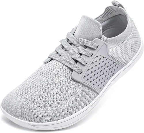 HOBIBEAR Zapatos minimalistas anchos para caminar para hombre y mujer, suela sin caída, relajación óptima