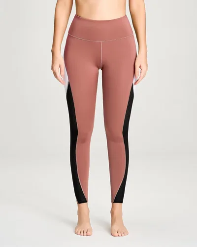Vista 63 de Malla Queenieke 8030 de yoga, para correr, leggings con color combinado, para mujer