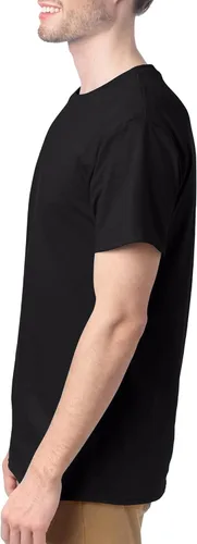 Vista 5 de Hanes Essentials Paquete de camisetas para hombre, camisetas de algodón con cuello redondo, 4o6unidades