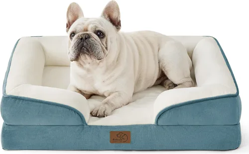 Vista 88 de Bedsure Cama ortopédica para perros de tamaño mediano – Cama lavable para perros medianos y gatos, impermeable, cómodo sofá para mascotas con funda