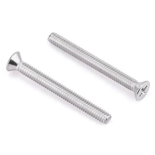 Vista 16 de Tornillos de máquina de cabeza avellanada plana 1/4-20 x 1, Phillips Drive, acero inoxidable 304 18-8, rosca completa, rosca gruesa UNC, 25 PCS