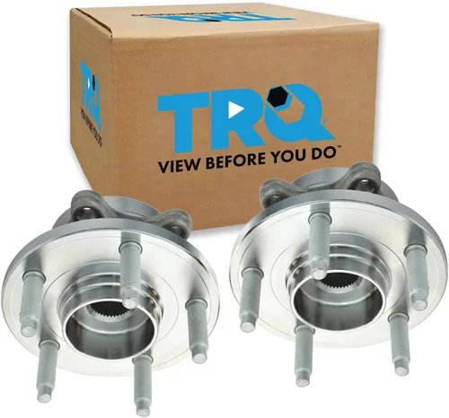 Vista 82 de TRQ Juego de 2 rodamientos de rueda delantera y conjunto de cubo compatible con Tesla 3 2020 Y 2018-2019
