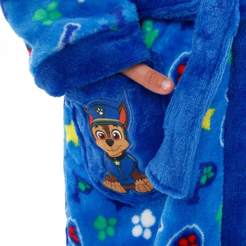 Vista 6 de Paw Patrol Bata Chase Kids Robes Bata de baño polar para niños