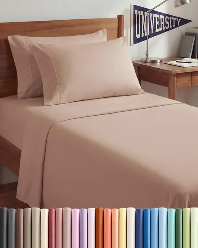 Vista 173 de Juego de sábanas Twin de 4 piezas - Cómodo, transpirable y refrescante - Juego de ropa de cama de lujo de hotel ultrasuave con bolsillos profundos