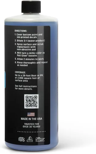 Vista 2 de Poli Glow Proprietary Formula Poli Strip® - Peladora y desengrasante concentrada para barcos y caravanas, elimina, oxidación, manchas, suciedad