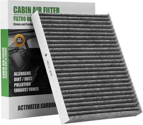 Filtro de aire de cabina 6021C (CF11176) con carbón activado compatible con Ford Explorer Flex Taurus Police Interceptor Sedan 2011-2019.