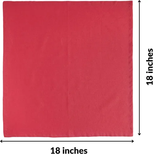 Vista 5 de Fingercraft Servilletas de tela multicolor - Juego de 12 servilletas de algodón puro para almuerzo y cena diarias - Regalo para fiestas