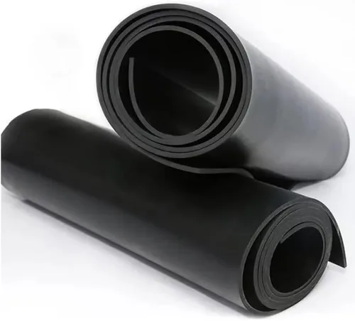 Vista 2 de 1/32" (0.7 mm) de grosor – Hojas y rollos de goma santopreno – Láminas, rollos y tiras de goma sólida para material de juntas, burletes