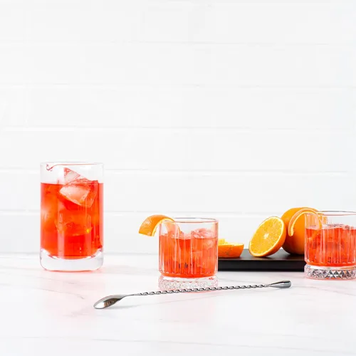 Vista 8 de Restaurantware Bar Lux - Cuchara de barra de 12 pulgadas, 1 cuchara agitadora de cóctel con mango de sacacorchos, cuchara mezcladora larga de acero