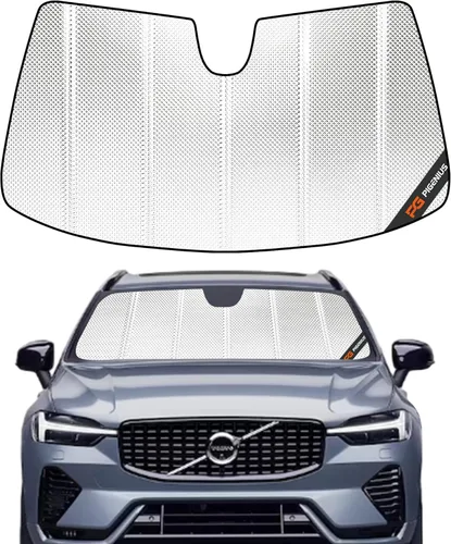 Vista 8 de Parasol para parabrisas para Volvo XC60 2010-2017. Película de aluminio reflectante para ventana delantera - BLAZBLOCK