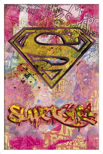 Vista 14 de Trends International DC Comics - Supergirl Wall Poster, 14.725" x 22.375", Barnwood Framed Version