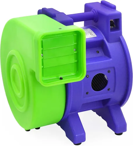 Vista 9 de Castillo inflable de grado comercial Cloud 9 con tobogán y soplador - 100% PVC, 16' x 17' de saltador inflable