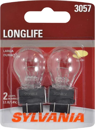 SYLVANIA - 3057 Miniatura de larga duración - Bombilla, ideal para luces de circulación diurna (DRL) y luces de marcha atrás/retroceso (contiene 2
