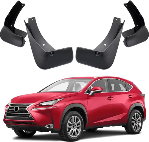 Guardabarros de coche guardabarros para barro compatible con Lexus NX 200t / Lexus NX 300h 2015 2016 2017