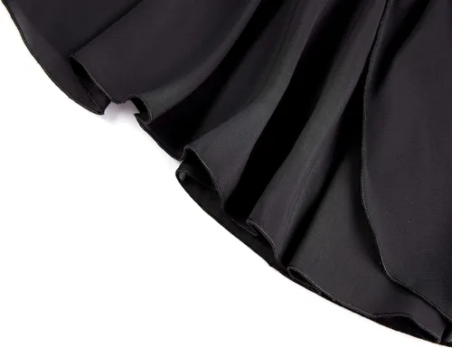 Vista 5 de Domusgo Girls Women Ballet Skirts Adjustable Wrap Chiffon Dancewear for Competition Party Celebration Pink Black