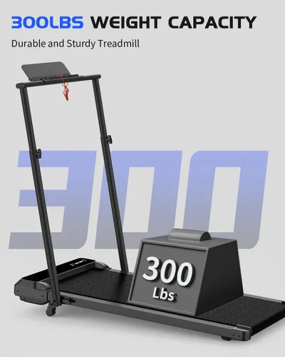 Vista 4 de Walking Pad Treadmill Under Desk,Walking Pad for Office Home,Portable Mini Treadmill,2 in 1 Walking Jogging with Remote Control, LED Display