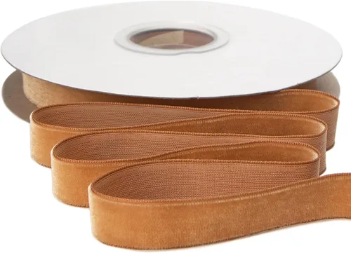 Vista 11 de Ribbli 4 rollos de cinta de terciopelo, 3/8 pulgadas 5 yardas cada rollo, cinta de Navidad para envolver regalos, decoración del árbol de Navidad