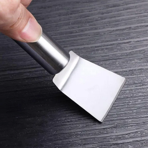 Vista 5 de Juego de cepillos de limpieza de estufa de cocina + juego de herramientas raspadoras, cepillos de alambre de latón para campana extractora