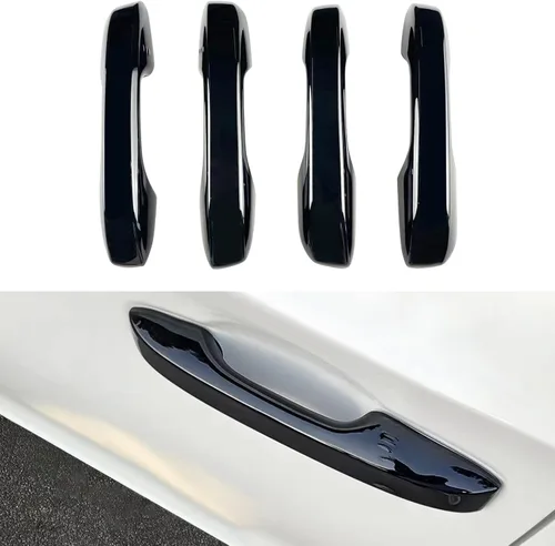 Vista 13 de Cubierta de Manija de Puerta Compatible con Honda Civic de 10ª Generación Sedan Hatchback Coupe Tipo R 2016 2017 2018 2019 2020 2021 Manijas