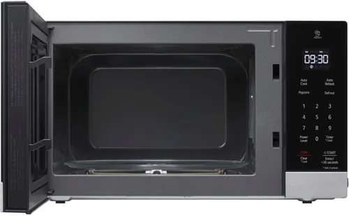 Vista 3 de LG Microondas de encimera, 0.9 pies cúbicos, acero inoxidable, 18.75x14x10.69 pulgadas, inversor inteligente, NeoChef, 1000 Watts