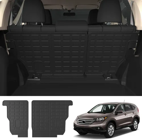 Vista 13 de powoq - Alfombrilla para maletero compatible con Honda CRV 2012-2016, revestimiento para cajuela TPE, alfombrilla de carga de repuesto para Honda