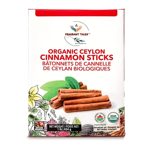 Vista 8 de Palitos de canela de Ceilán orgánica premium – 1 oz (28 g), corte de 4 pulgadas de 5 a 7 palitos, True Ceylon, certificado USDA, sin OGM, sin