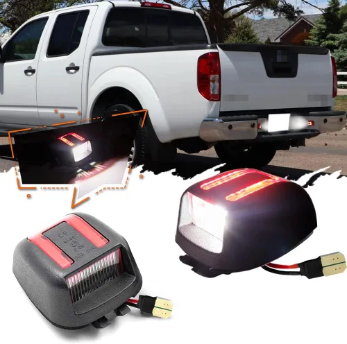 Para Nissan Frontier 2007-2019, Nissan Titan 2007-2015, Nissan Xterra 2008-2015, Nissan Armada 2008-2015, luces de matrícula Suzuki Equator 2009-2012