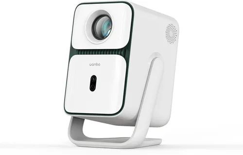 [Android TV/control de voz] WANBO T2 Ultra ASA 3.0 Proyector inteligente con WiFi y Bluetooth, Native 1080P FHD, 500 ANSI, altavoces estéreo DSP