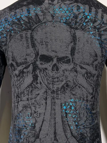 Vista 6 de Xtreme Couture by Affliction - Camisa térmica para hombre Sherwood