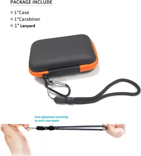 Vista 6 de Funda de disco duro para Samsung T7 Shield, compatible con SanDisk 500GB-4TB Touch Funda de almacenamiento portátil para disco duro portátil