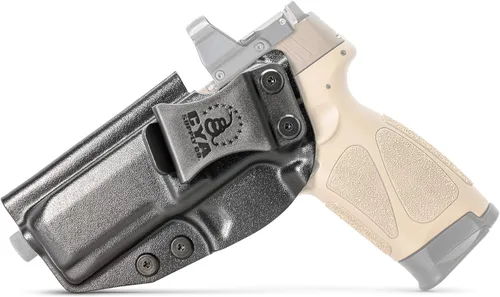 Vista 100 de CYA Supply Co. - Fundas IWB Black Optics Ready - Múltiples ajustes - Propiedad de veteranos - Fabricado en Estados Unidos