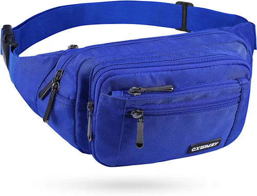 Vista 16 de CXWMZY - Riñonera para hombre y mujer, con correa ajustable impermeable de gran capacidad, apto para actividades al aire libre, entrenamientos