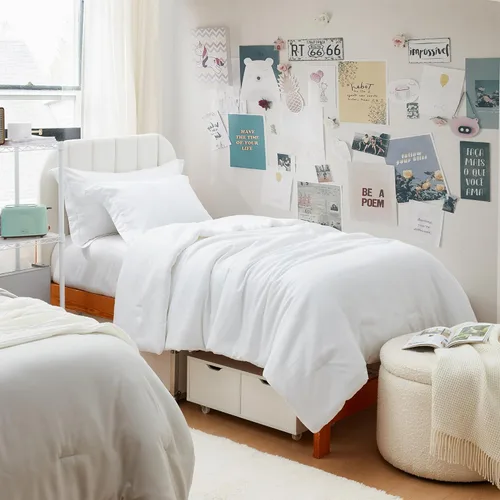 Vista 13 de Dorm Haul® Cozy College - Juego de edredón para cama individual XL - Jet Stream