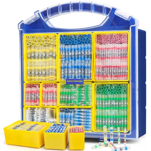 Vista 8 de haisstronica - Kit de 520 conectores para cable, terminales de conectores eléctricos impermeables para embarcaciones, electricidad, electrónica